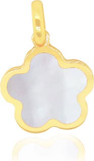 The Lovery Fine Jewelry Mother of Pearl Flower Charm