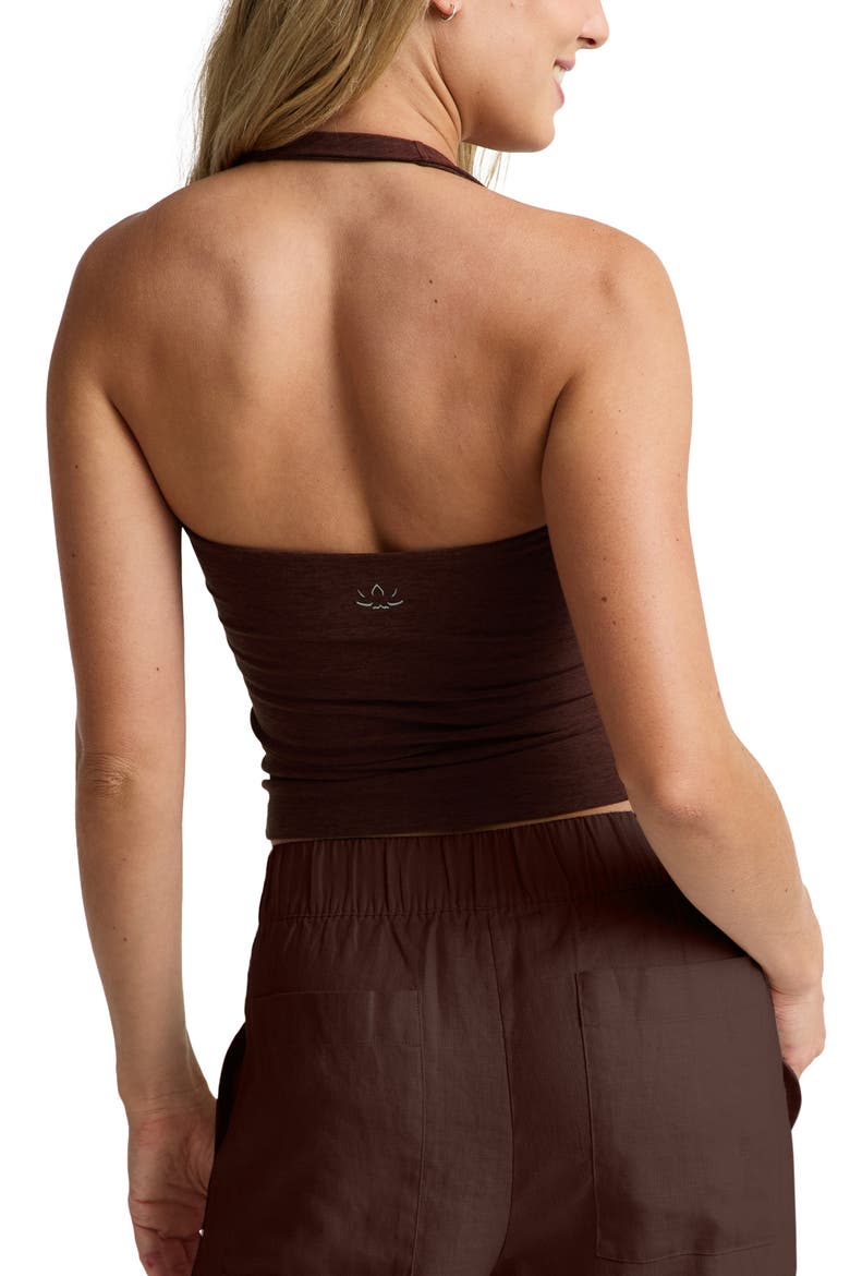 Spacedye Halter Crop Tank, Alternate, color, ICED MOCHA HEATHER
