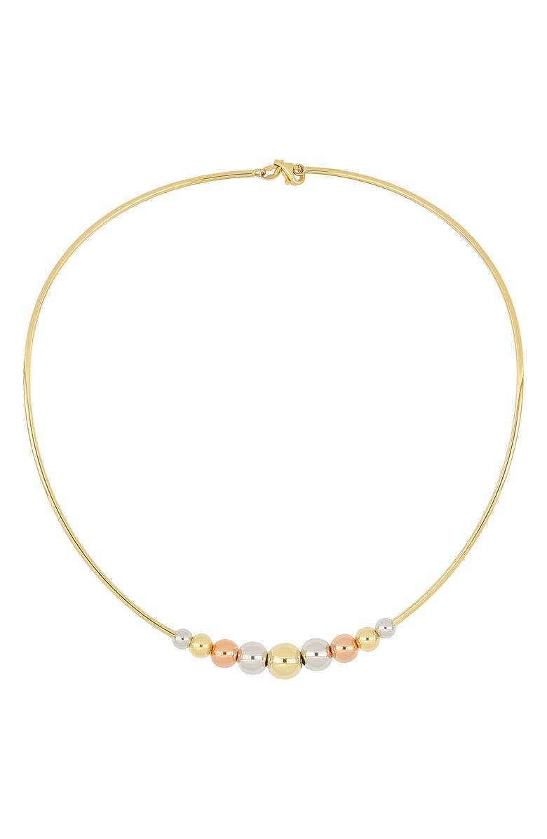 Bony Levy 14K Gold Beaded Choker Necklace, Main, color, 14K Yellow Gold