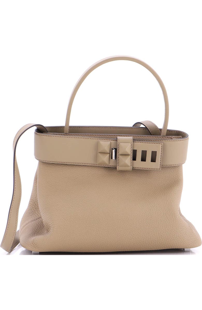 Pre-Owned Hermes Medor Handbag Togo, Main, color, Beige Marfa