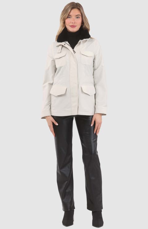 【BAON】[unisex] Mayna wool over hood quilted half coat BAON】[unisex] Mayna wool over hood quilted half coat