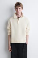 COS Brushed-Wool Polo Shirt