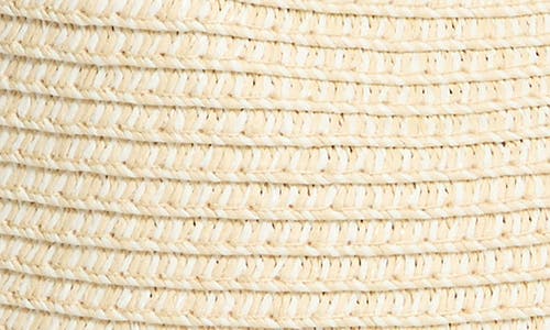 Nordstrom Rack Packable Ponytail Paper Panama Hat In Natural Combo