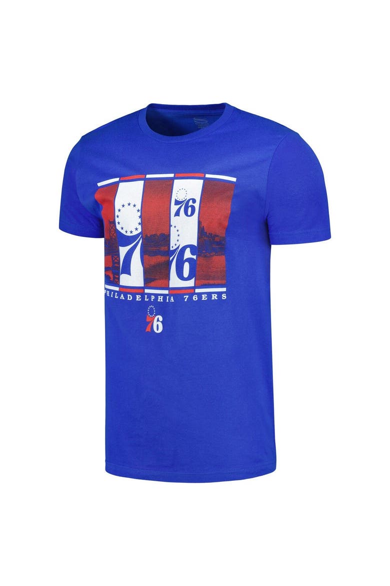 Men's Stadium Essentials Royal Philadelphia 76ers City Skyline T-Shirt, Alternate, color, Royal