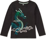 Tea Collection Dragon Double Sided Graphic Tee