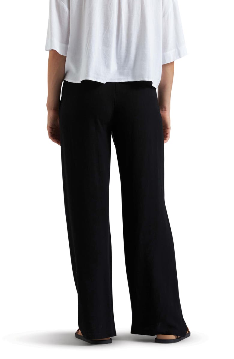 Ripe Maternity Marlow Shirred Pant, Alternate, color, Black