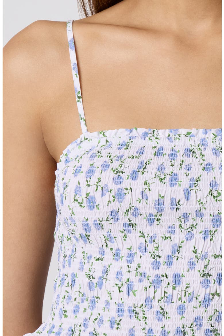Fit & Flare Mini Sundress, Alternate, color, PEONIE