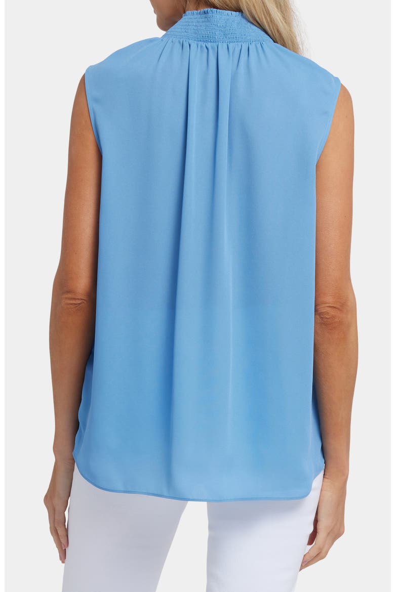 Gemma Sleeveless Smocked Neck Top, Alternate, color, PACIFIC COAST