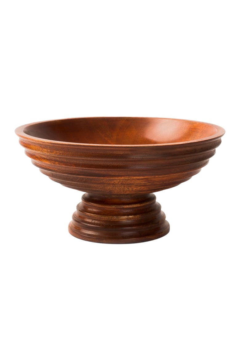 Aranya Mangowood Fruit Bowl, Alternate, color, Brown