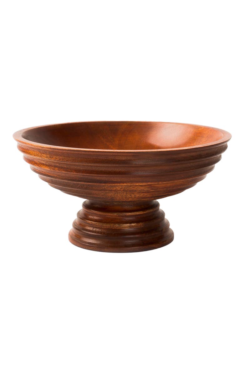Mela Artisans Aranya Mangowood Fruit Bowl, Alternate, color, Brown