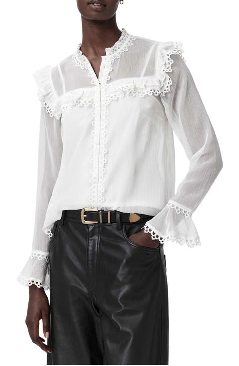 Ciara Ruffle Shirt