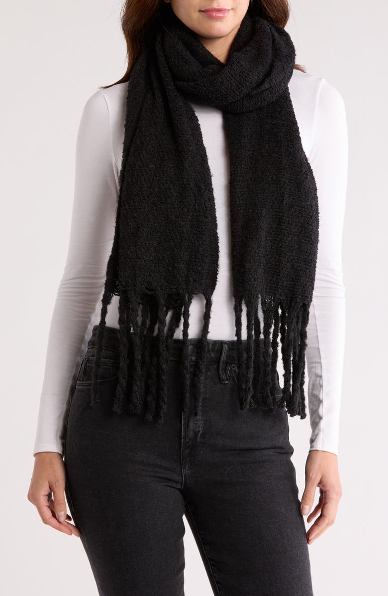 NORDSTROM RACK Bouclé Scarf, Main, color, 