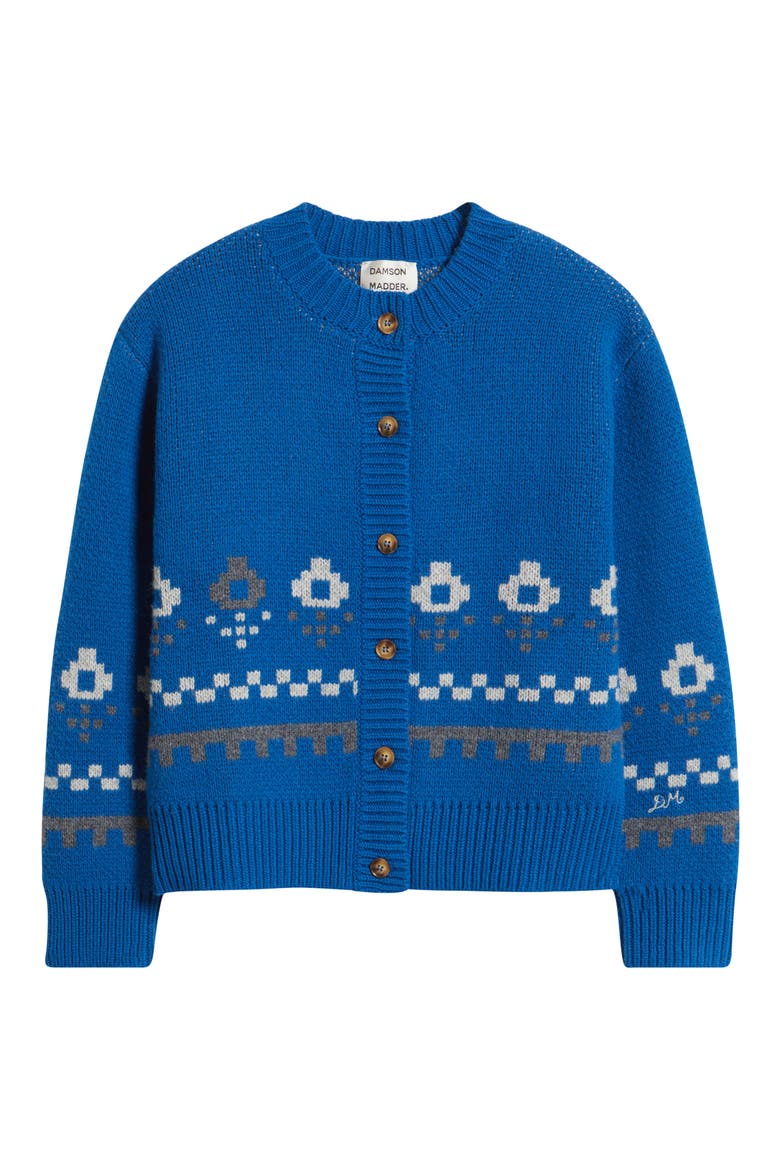 Romily Wool Cardigan, Alternate, color, BLUE