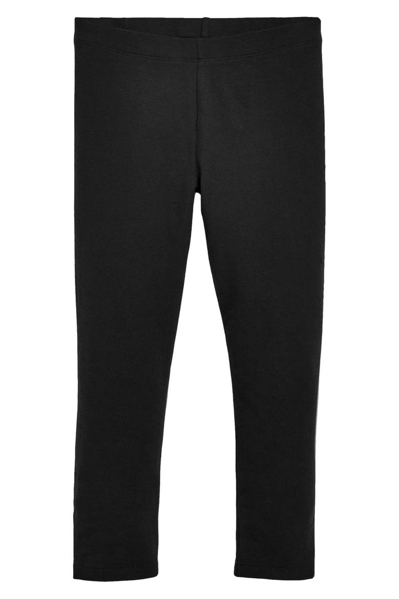 Kids' 5-Pack Stretch Cotton Leggings, Alternate, color, BLACK