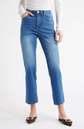 Wit & Wisdom Bennett Skyrise Barely Bootcut Jeans In Blue