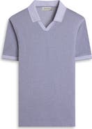 Bugatchi Tipped Johnny Collar Polo