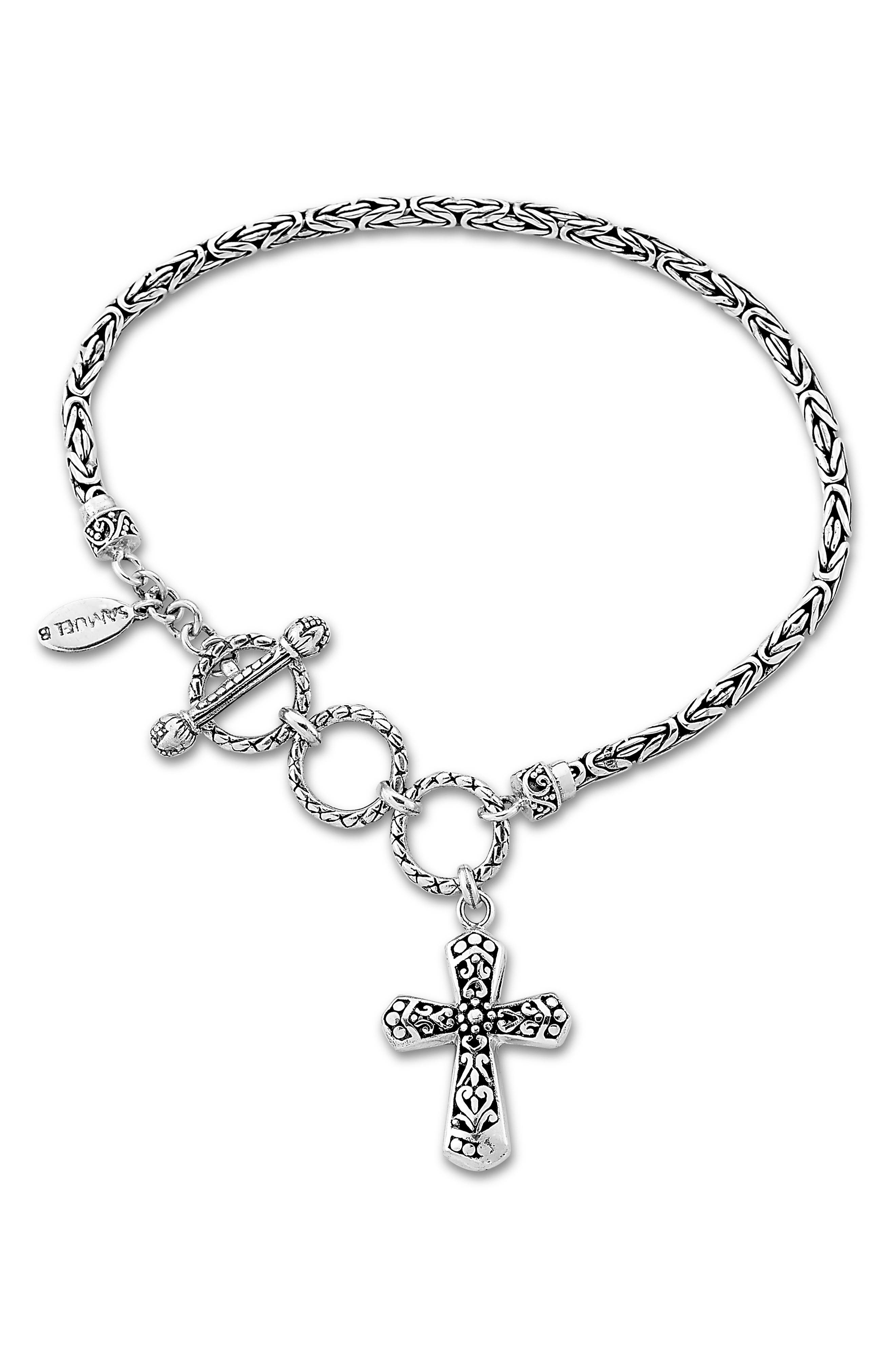 SAMUEL B. Balinese Design Charm Bracelet