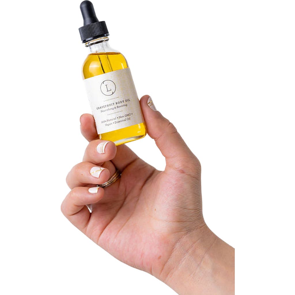 Lizush CBD Grapefruit Natural Body Oil, Moisturizing Body Oil in None at Nordstrom