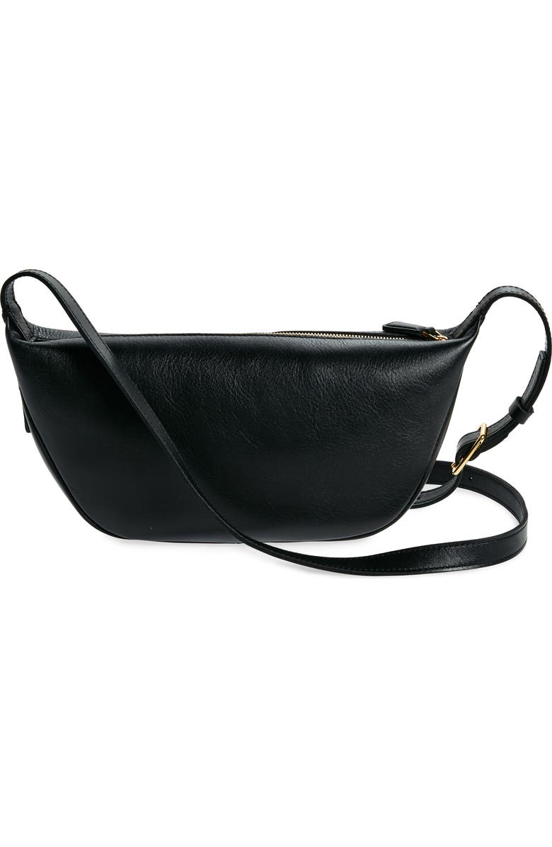 Madewell The Sling Leather Crossbody Bag, Alternate, color, True Black