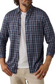 Faherty Coastline Knit Button-Down Shirt