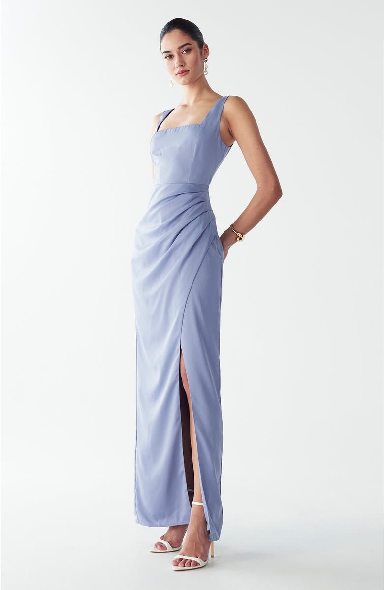 WILLA Detroit Maxi Dress, Alternate, color, Pearl Blue
