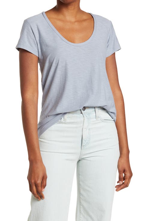 Deep V-Neck T-Shirt