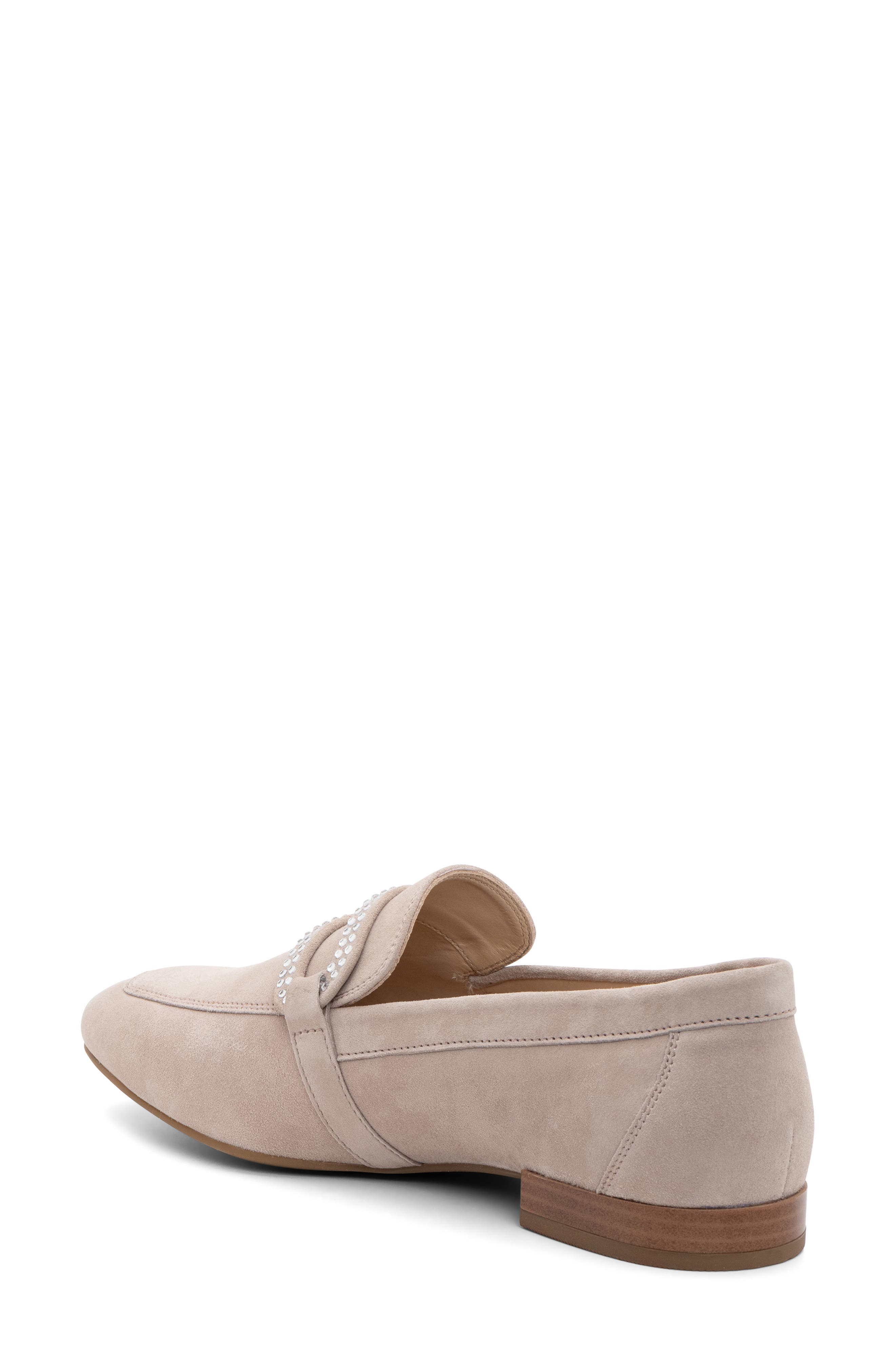 ara Lynda Rhinestone Loafer, Alternate, color, Sand
