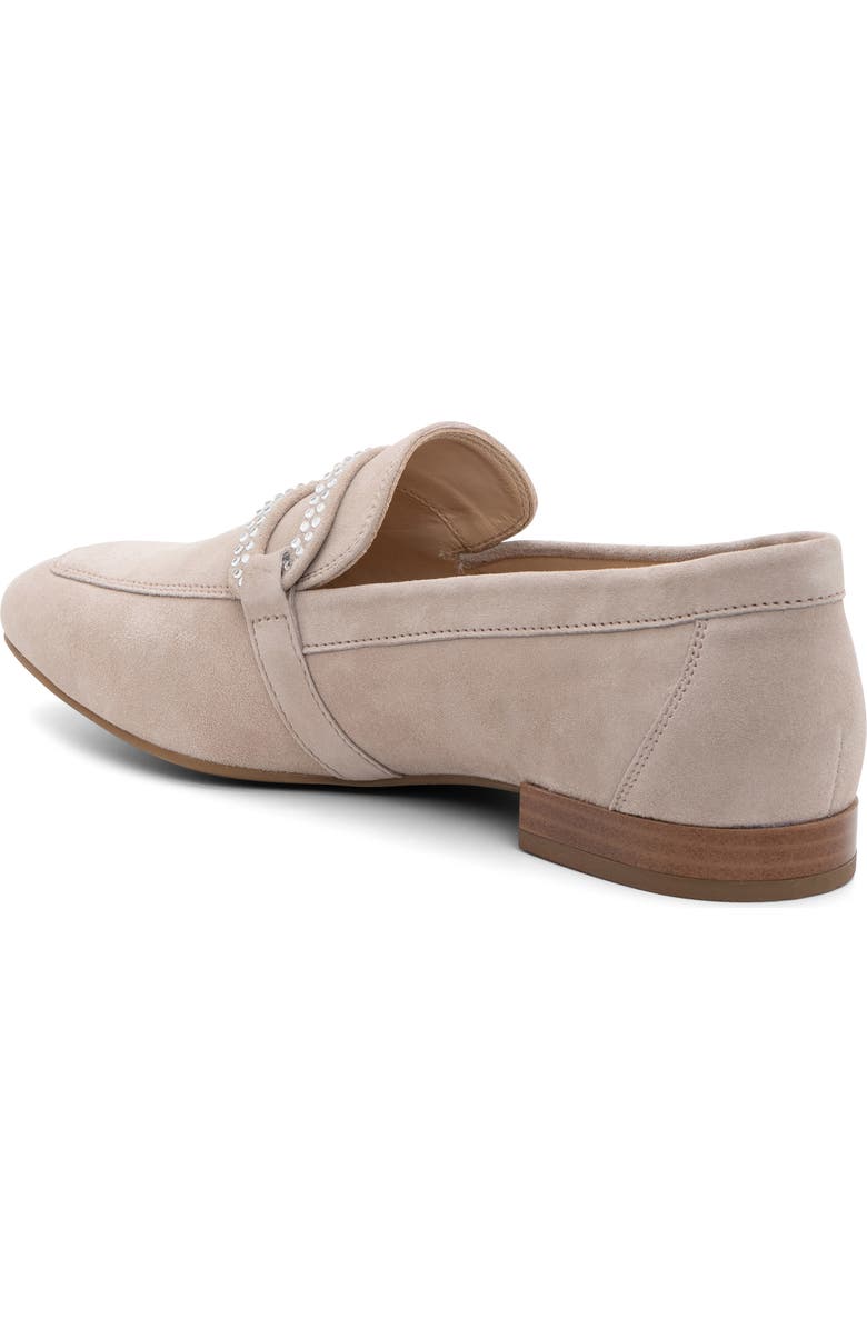 ara Lynda Rhinestone Loafer, Alternate, color, Sand