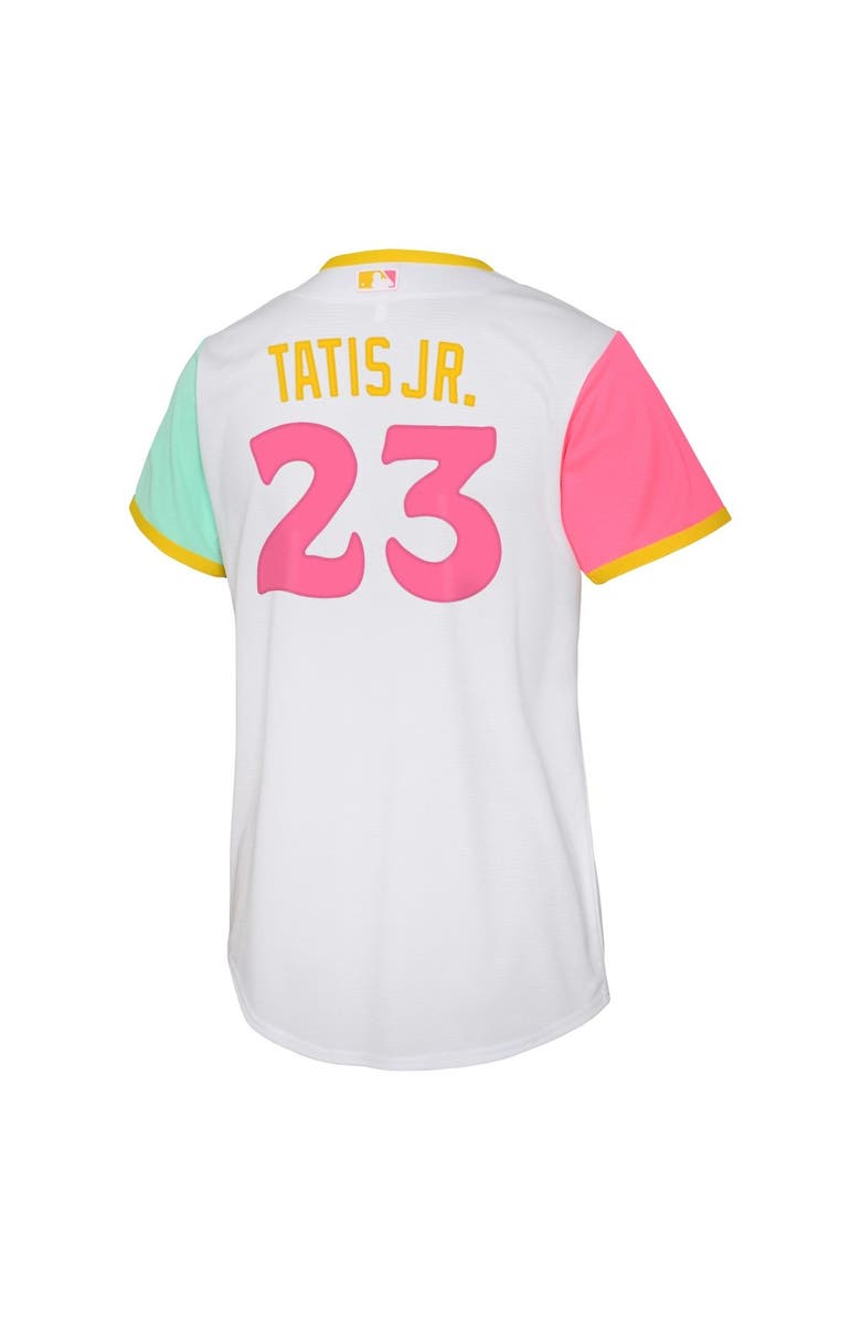 Nike Youth Nike Fernando Tatis Jr. White San Diego Padres 2022 City Connect Replica Player Jersey, Alternate, color,