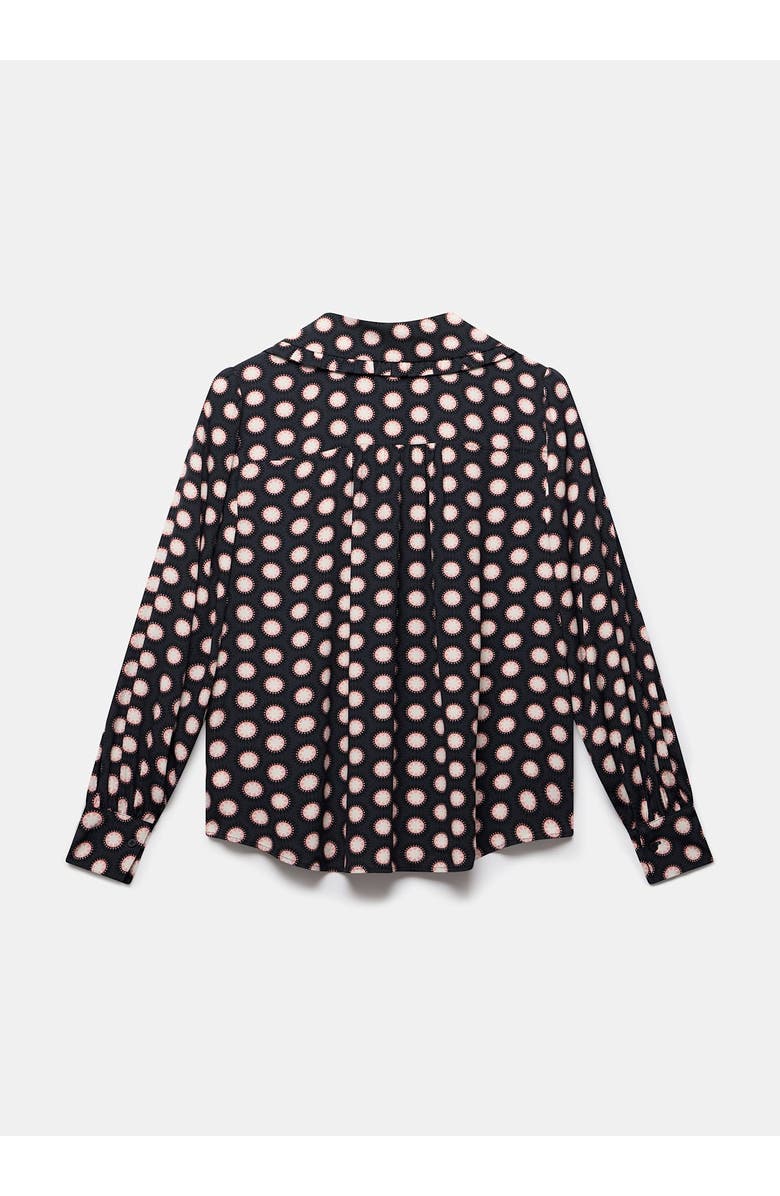 MINT VELVET Geometric Print Blouse, Alternate, color, Navy