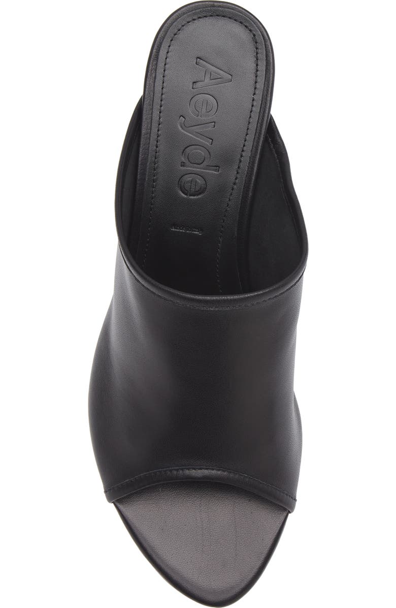 aeyde Suzanne Wedge Sandal, Alternate, color, Black