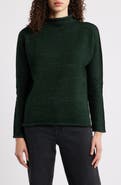 Frank & Eileen Monterey Stripe Cotton Funnel Neck Sweater