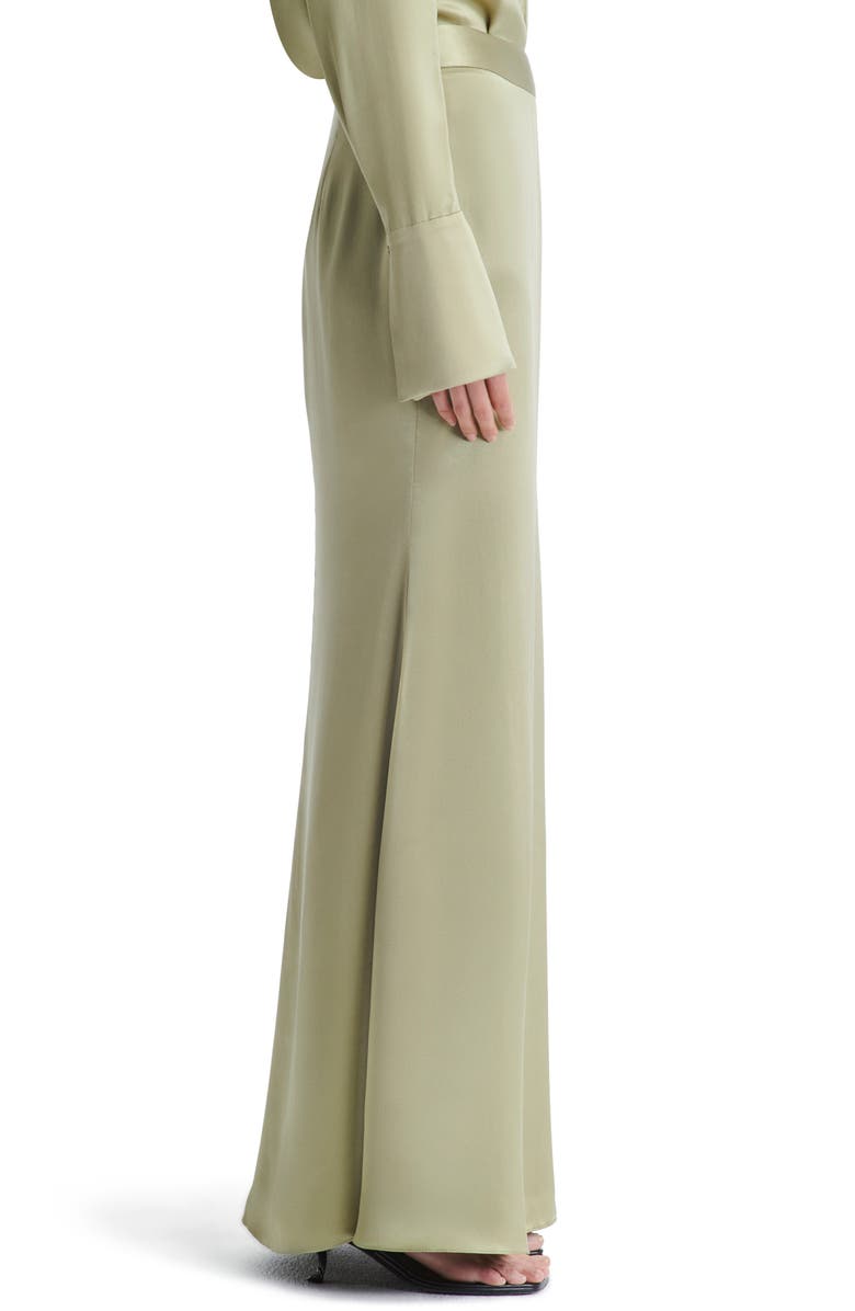 TWP At Last Silk Maxi Skirt, Alternate, color, Sage