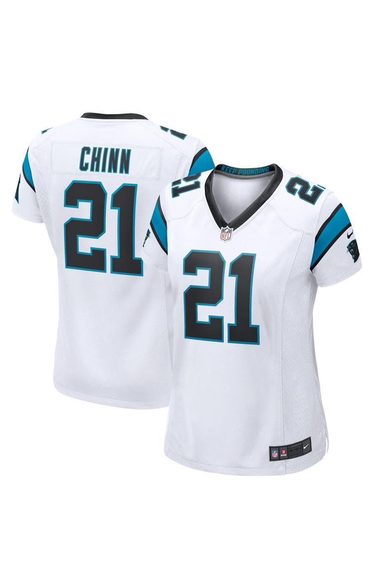 Nike Women's Nike Jeremy Chinn White Carolina Panthers Game Jersey, Main, color, 