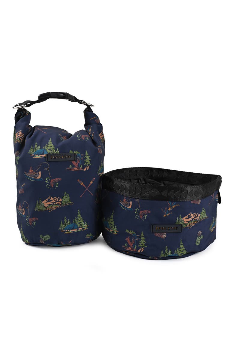 Travel Pet Bowl, Alternate, color, CANOE CLUB