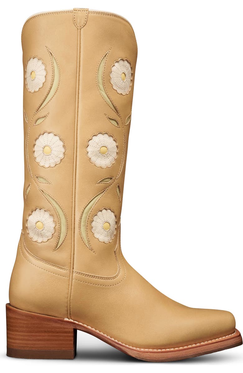 Tecovas The Charlie Bloom Western Boot, Alternate, color, Pale Yellow