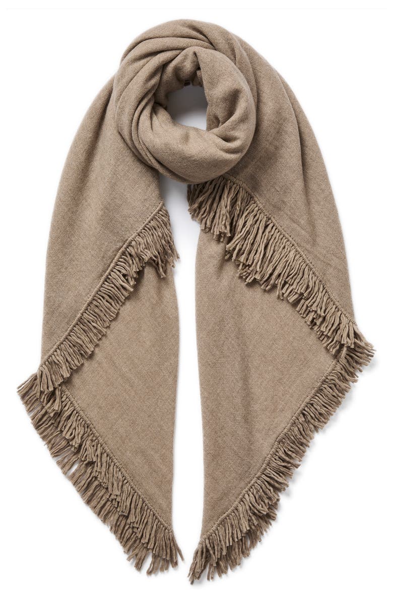JANE CARR The Chalet Square Cashmere Scarf, Main, color, 