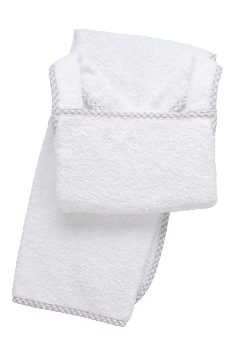 3 Marthas Bath Buddy Apron, Main, color, Gray Big Check