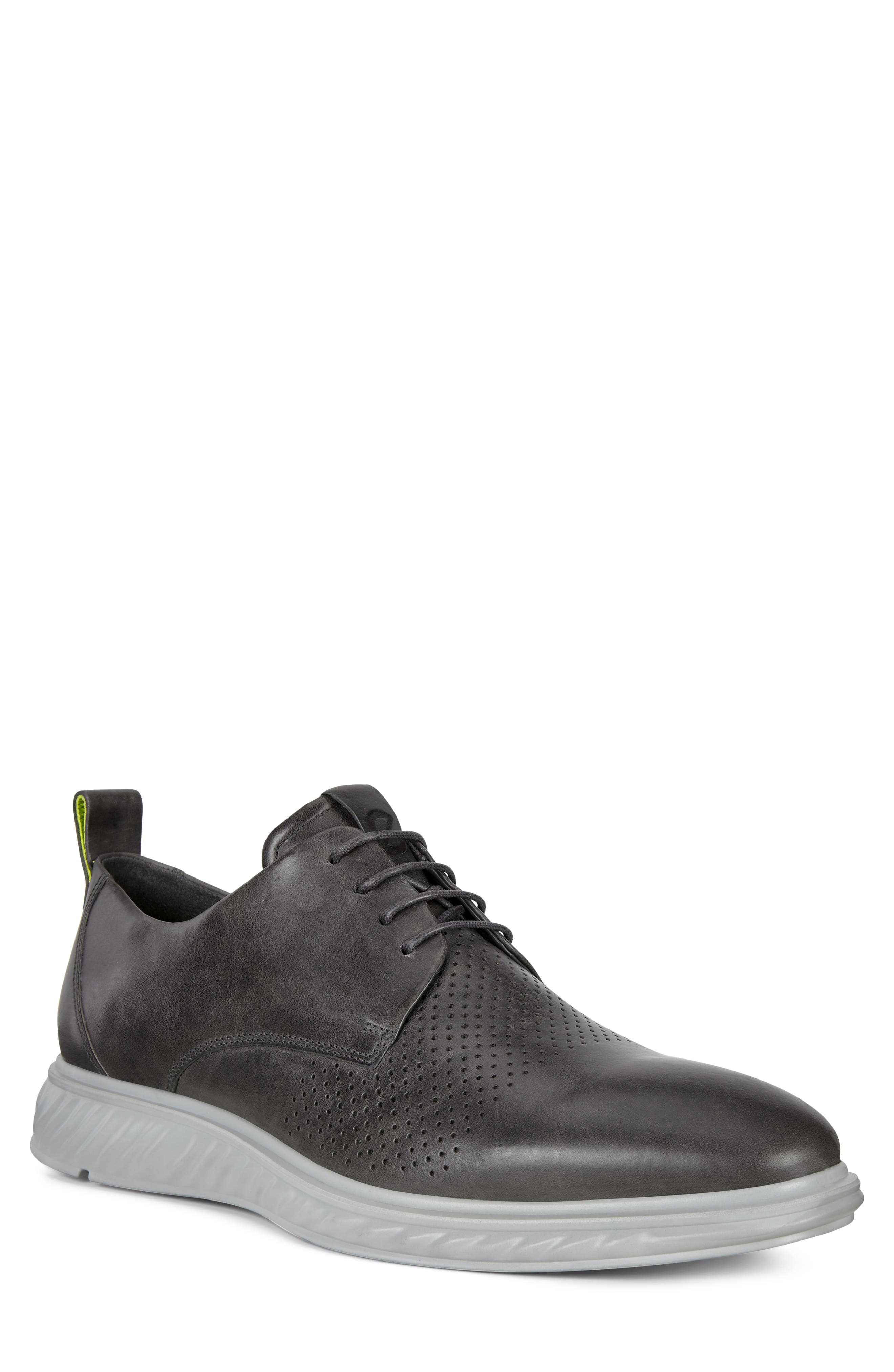 ST.1 Hybrid Lite Modern Plain Toe Derby, Main, color, TITANIUM LEATHER