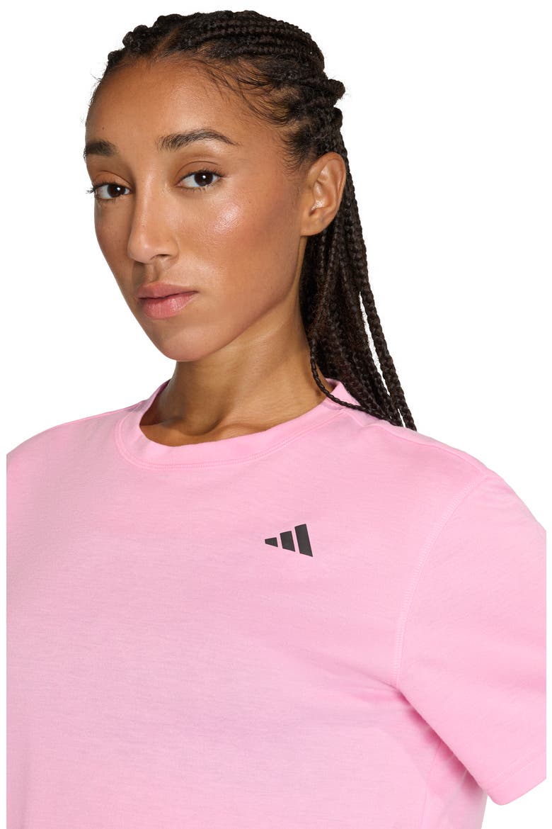 Climacool Training T-Shirt, Alternate, color, ST TROPIC BLOOM/ BLACK