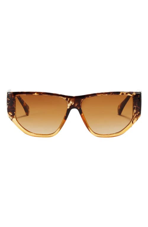 Fifth & Ninth Ash 56mm Polarized Geometric Sunglasses in Torte/Brown  product