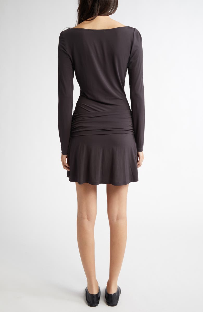 Paloma Wool Salina Ruched Long Sleeve Jersey Dress, Alternate, color, 