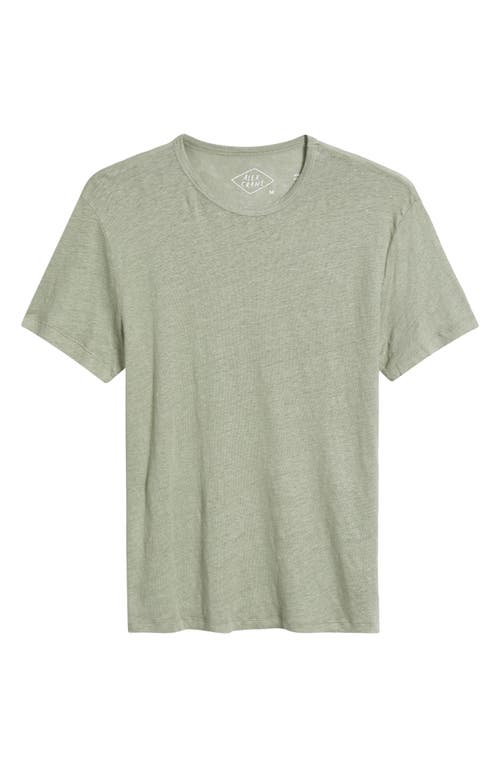 Alex Crane  Sun Linen T-shirt In Moss
