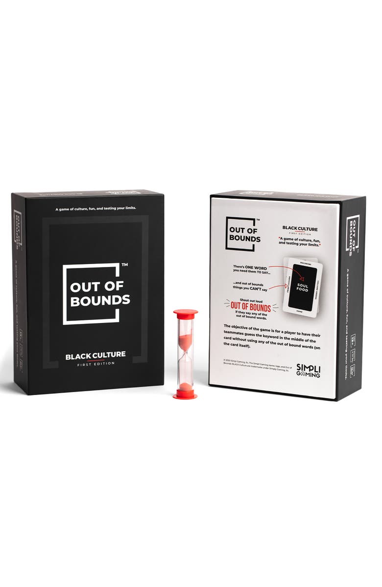 Out of Bounds Black Culture Fun Black Taboo Card Game, Alternate, color, Multicolored