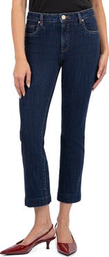 KUT from the Kloth Reese High Waist Ankle Straight Leg Jeans