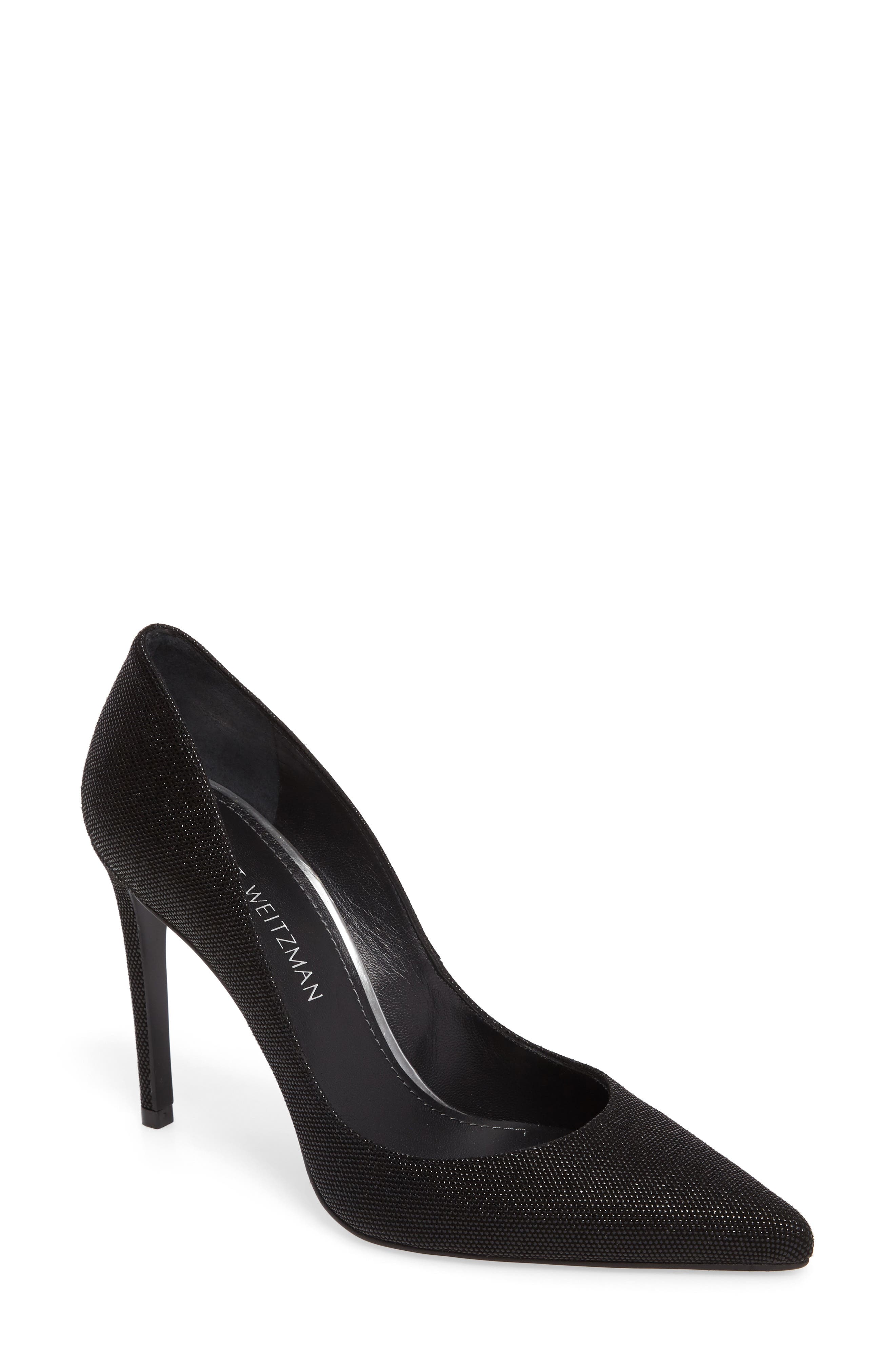 Curvia Pump, Main, color, BLACK BEAD NAPPA