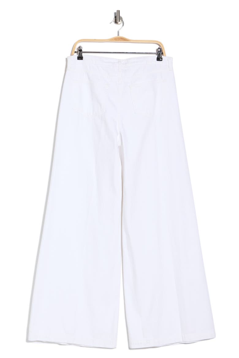 Quincy High Waist Wide Leg Jeans, Alternate, color, BLANC