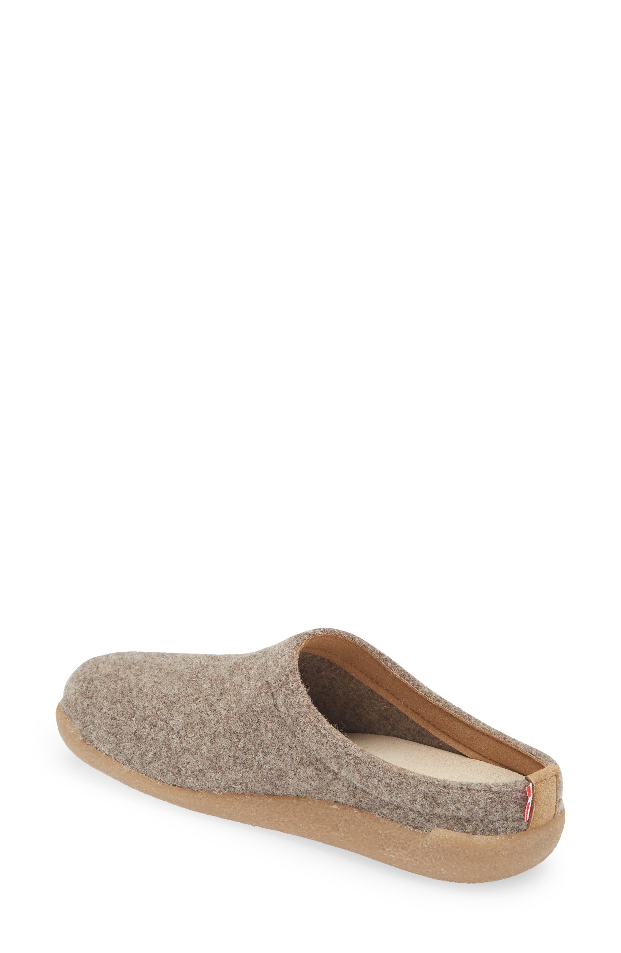 Sanita Lodge Wool Felt Slipper, Alternate, color, Stone