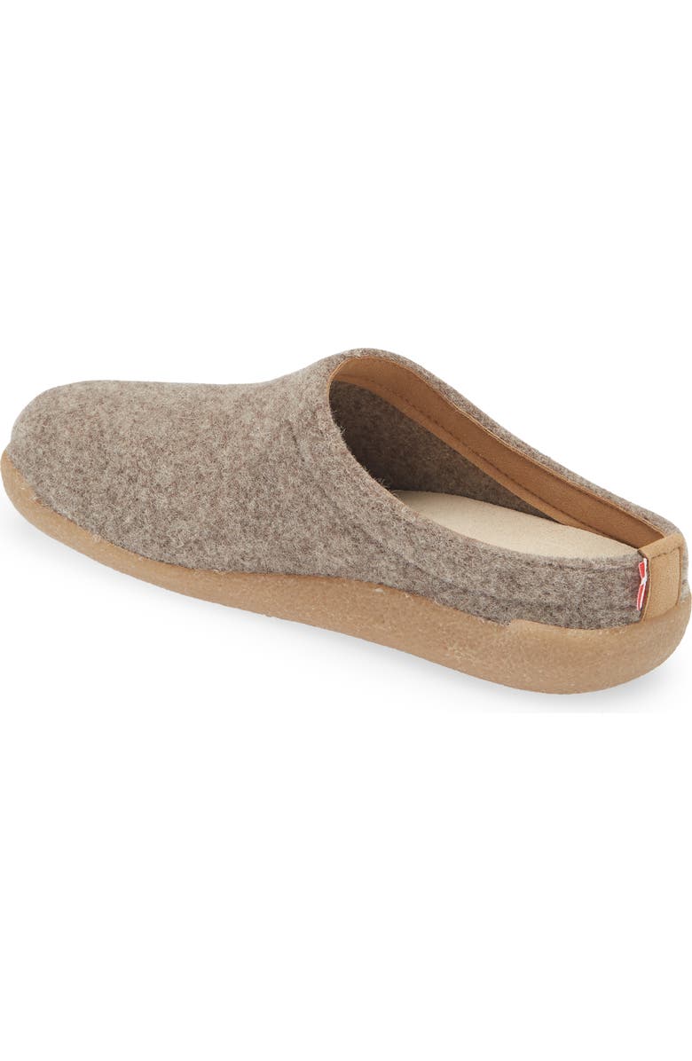 Sanita Lodge Wool Felt Slipper, Alternate, color, Stone