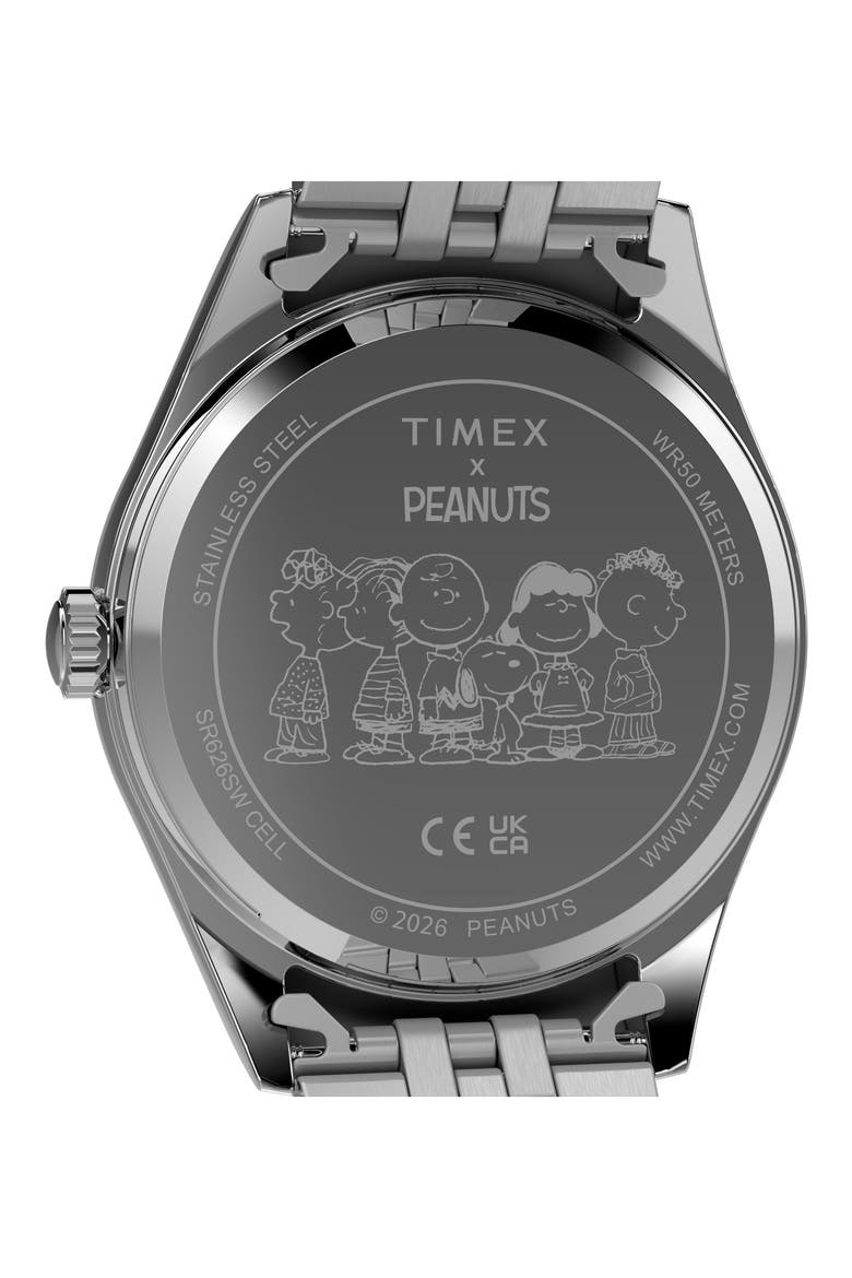 Peanuts® x Timex Legacy Snoopy with Flower Dial 36mm Stainless